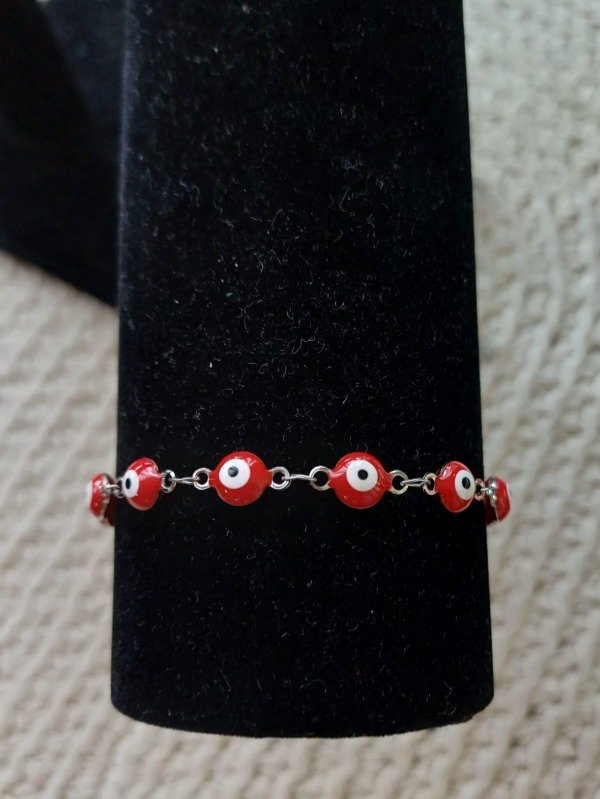 Producto - Pulsera ojo turco roja