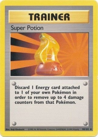 Producto - Super Potion 90/102 Base Set Unlimited