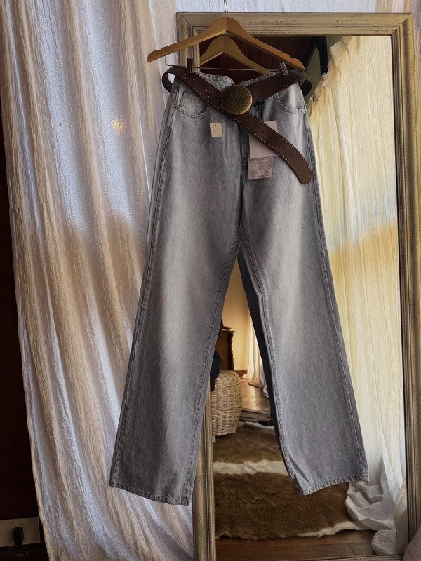 Producto - Denim wide leg delia celeste