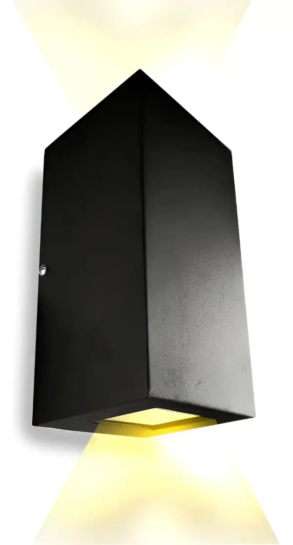Producto - Aplique Pared Exterior Bidireccional LED Negro - 1