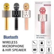 Producto - MICROFONo PARLANTE KARAOKE WS-858