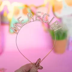 Producto - Vincha Egresadas "ME RECIBÍ" oro