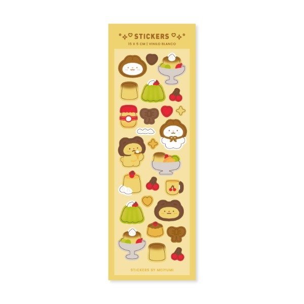 Producto - Plancha de stickers "Purin"