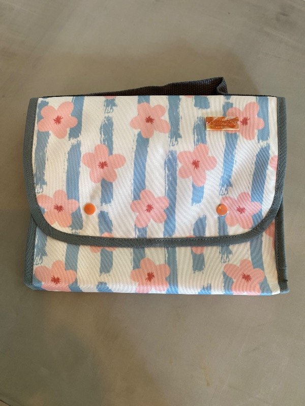 Producto - Neceser viajero Rayas y flores - 1