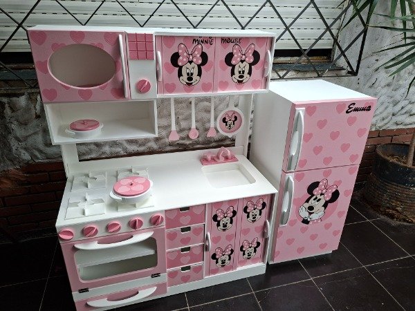 Producto - COCINA GRANDE CON ESTANTE , PORTA UTENSILIOS Y HELADERA - 1