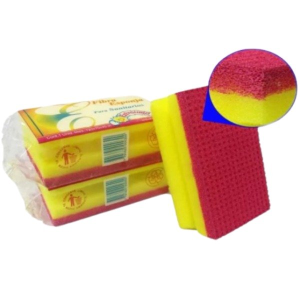 Producto - ESPONJA SANITARIA Y COCINA REFORZADA