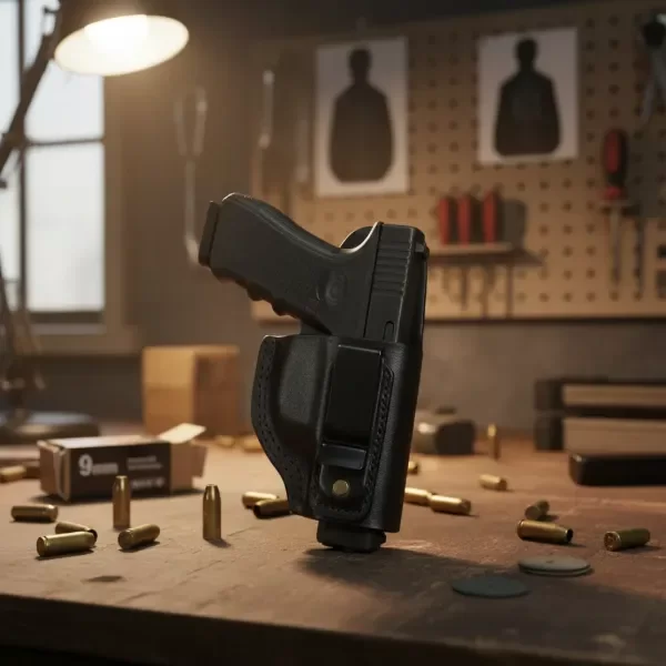 Producto - Funda de cuero interno universal para pistolas