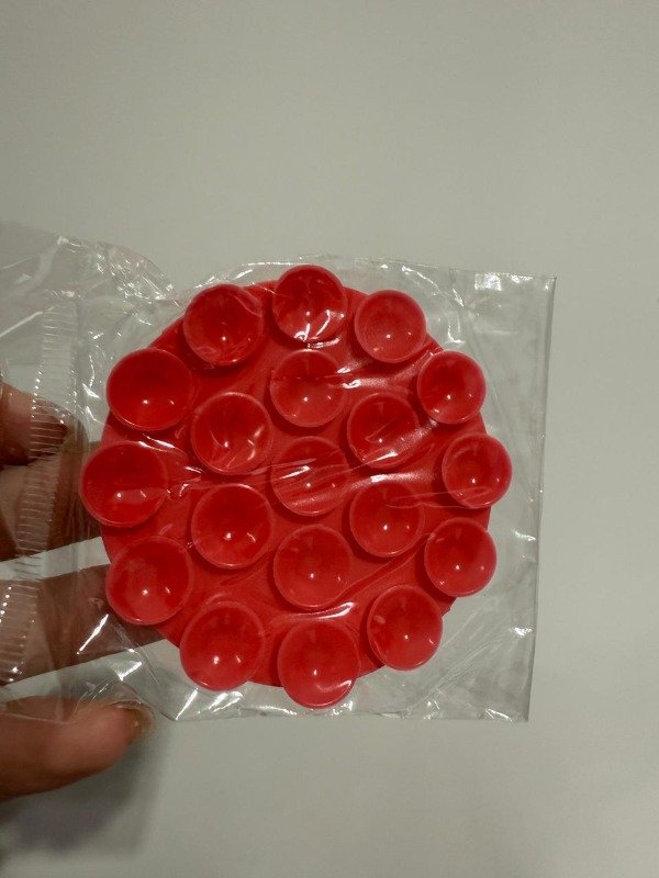 Producto - Soporte sopapa circular rojo