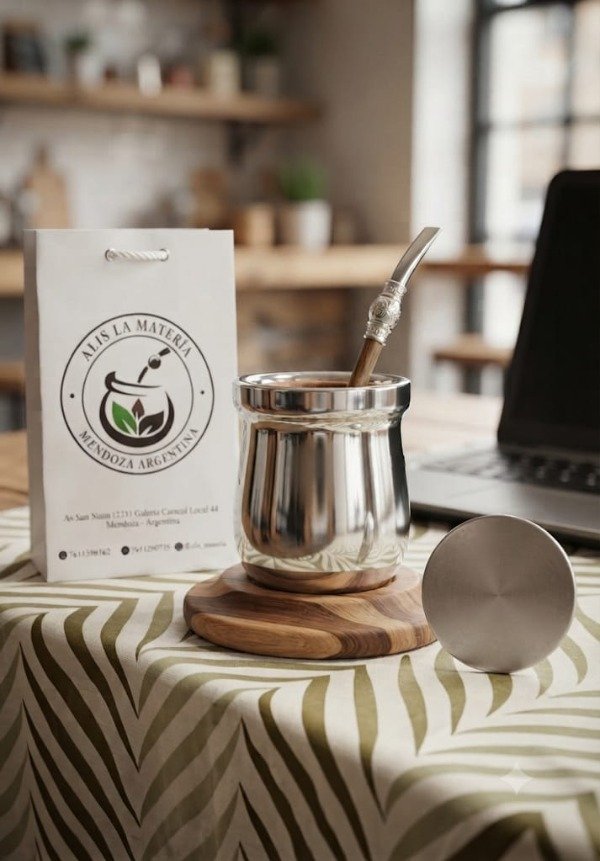 Producto - Mate Algarrobo Acero