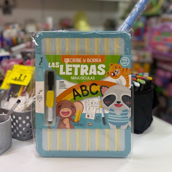 Producto - Libro Escribe y borra Las letras mayusculas 7743