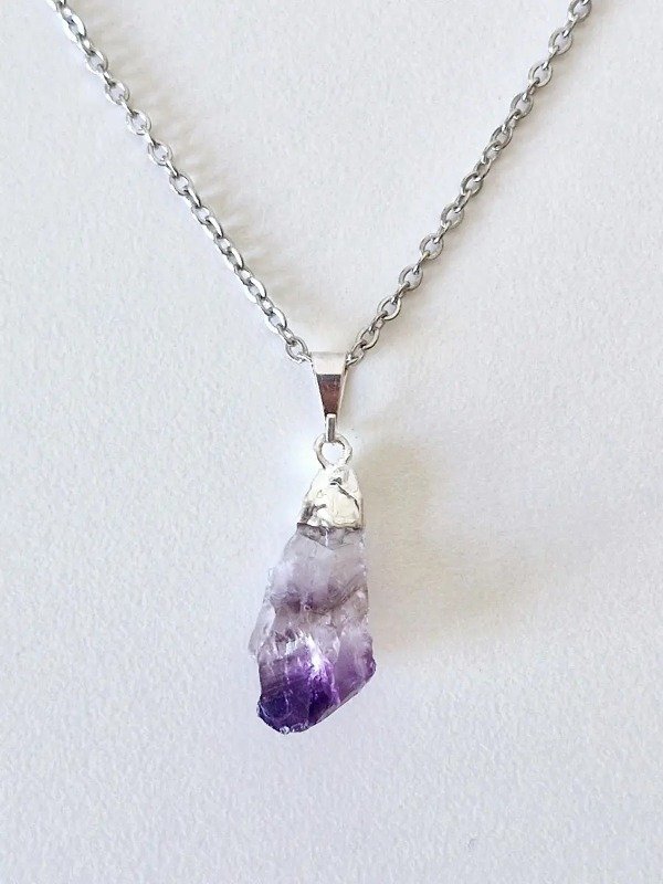 Producto - Collar Electroplate Amatista Tranquilidad - 1