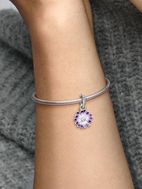 Producto - Dije Pandora Flor Violeta - 1