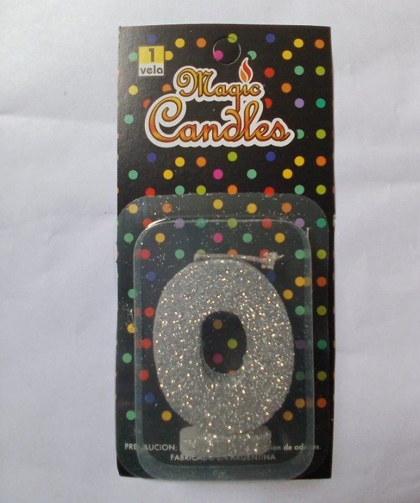 Producto - Vela Gibreada Plata N0