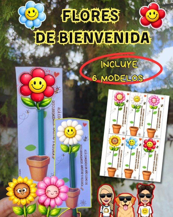 Producto - FLORES DE BIENVENIDA. LAPIZ