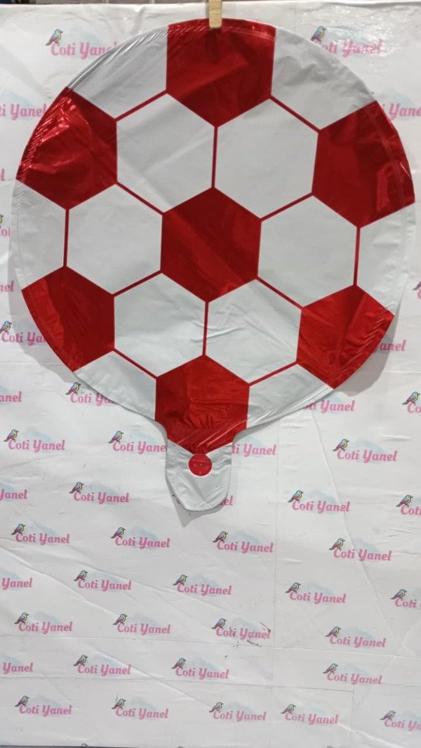 Producto - Pelota 23cm  Rojo y blanco (River)