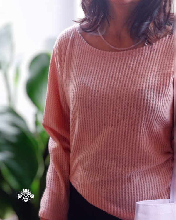 Producto - Suéter Waffle Rosa