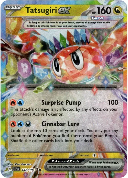 Producto - Tatsugiri ex - 142/191 - Surging Sparks - Holo