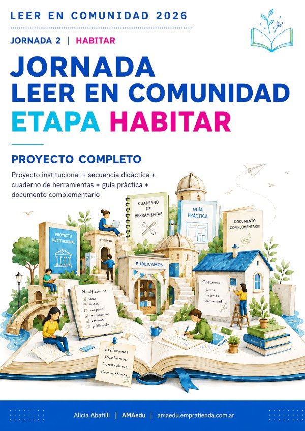 Producto - Jornada LEER EN COMUNIDAD - Etapa HABITAR