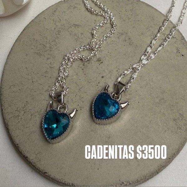 Producto - Cadenita corazón Plateado