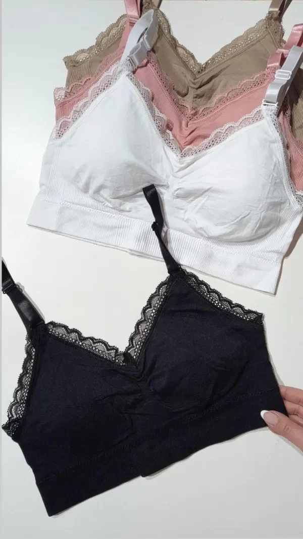 Producto - Corpiño Comfy Algodón con Lycra y Puntilla