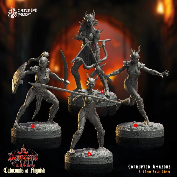 Producto - Cuervo Sangriento y las Arpias Corruptas c/u - Diablo