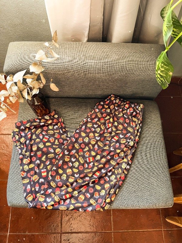 Producto - Pantalón Pijama Comida TALLE S y XL - 0