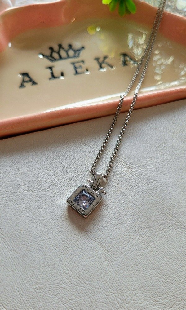 Producto - Collar bulgari con cubic de acero quirúrgico - 2