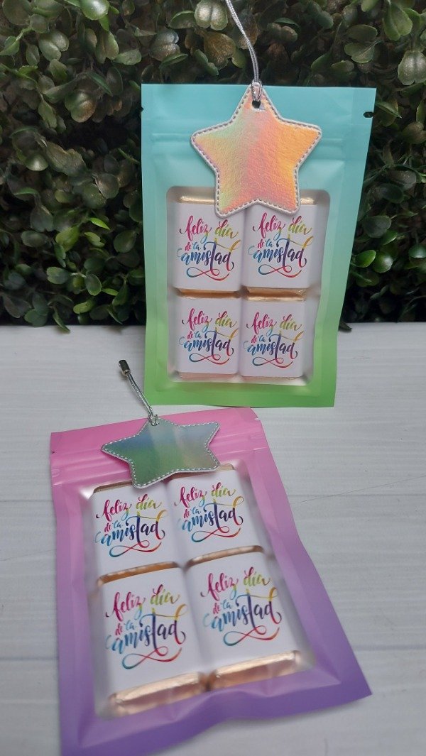 Producto - Bolsita reutilizable con 4 chocolatinas
