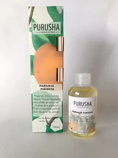 Producto - Difusor Varillas Naranja Pimienta