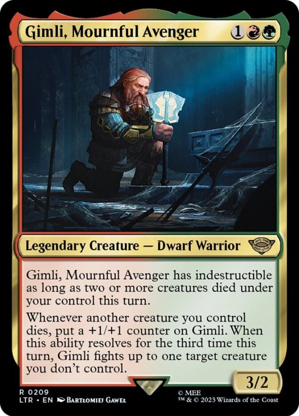 Producto - Gimli, Mournful Avenger  The Lord of the Rings: Tales of Middle-Earth