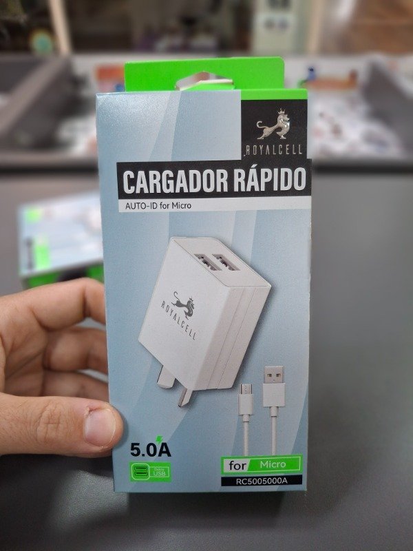 Producto - Cargador Royal Ficha"micro"