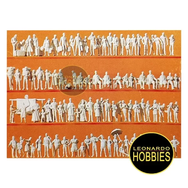 Producto - Pasajeros y Transeúntes x125 Unidades Escala 1/160 N Preiser 79006