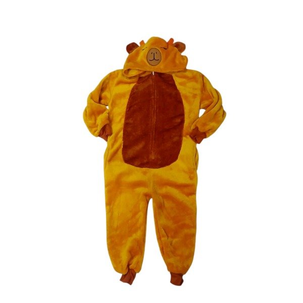 Producto - Pijama Enterizo plush Capibara Naranja