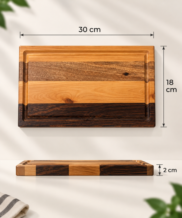 Producto - Tabla individual "N30" combinada guatambú y guayubira - 1