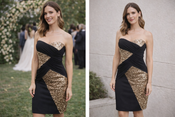 Producto - Vestido Fiesta - Elastizado. Talla M
