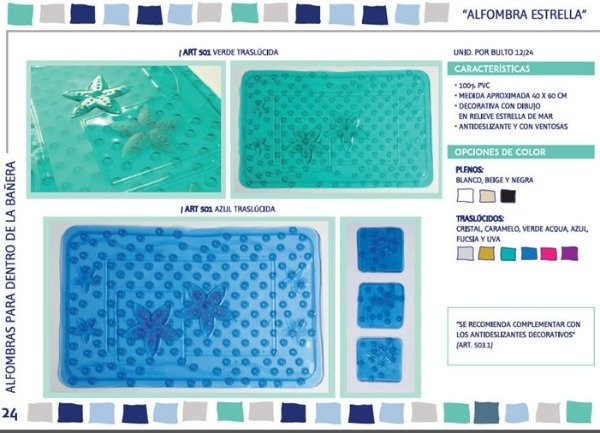 Producto - ALFOMBRA BAÑO ART 501