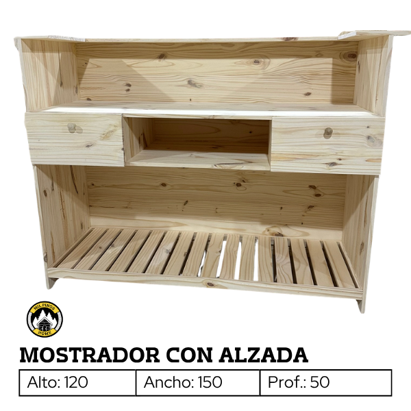 Producto - MOSTRADOR CON ALZADA - 3
