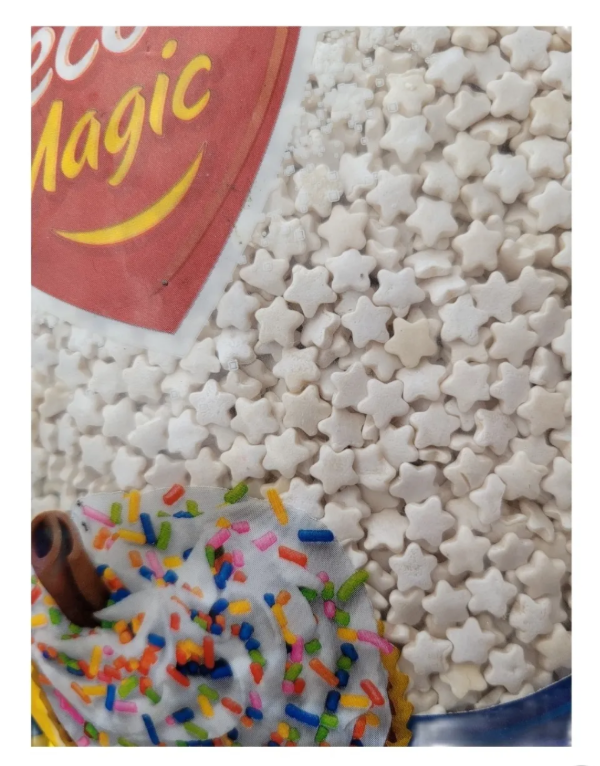 Producto - Sprinkles estrella blanco 50grs