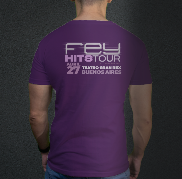 Producto - Remera Fey Hits Tour Gran Rex Buenos Aires - 1