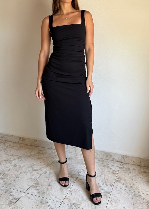 Producto - Vestido Cuadrado Morley Frunce