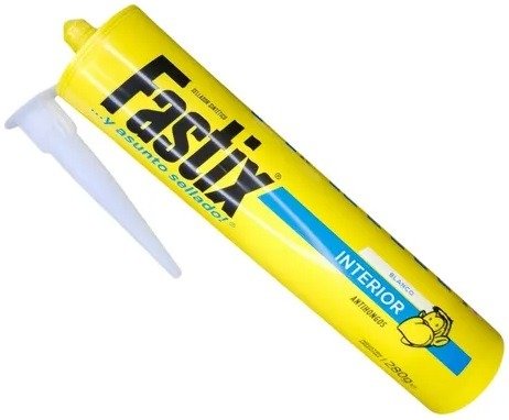Producto - Fastix Blanco 280 ml A.H. - Sellador de Alta Resistencia para Interior