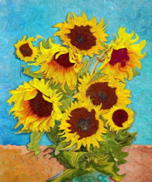 Producto - DIAMOND PAINTING 40X50 HI STONE GIRASOLES PINTURA