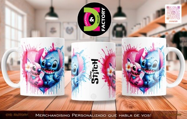 Producto - Taza Stitch Enamorados - TZ-RT-BL-11OZ-372-STC-LOV