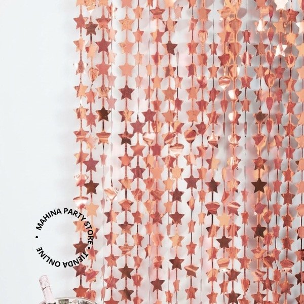 Producto - Cortinas estrellas rose gold