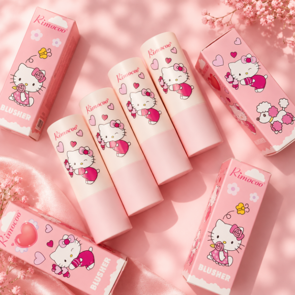 Producto - RIMOCOO RUBOR EN POLVO HELLO KITTY RM22