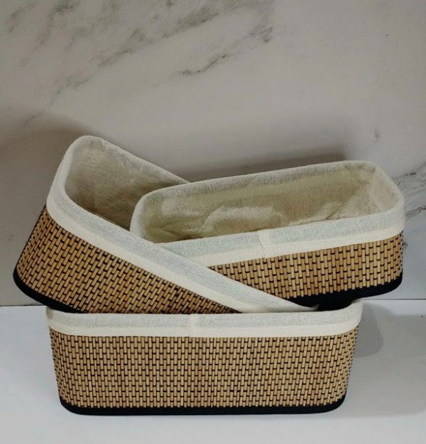 Producto - Contenedor de Bambú rectangular