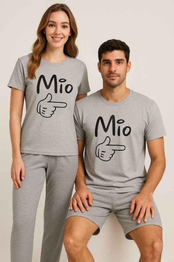 Producto - Art. 35578 - Pijama Modal 3 PIEZAS Unisex Gris