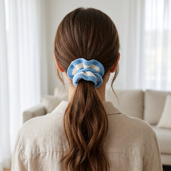 Producto - Scrunchie Argentina- Gomita de pelo tejida