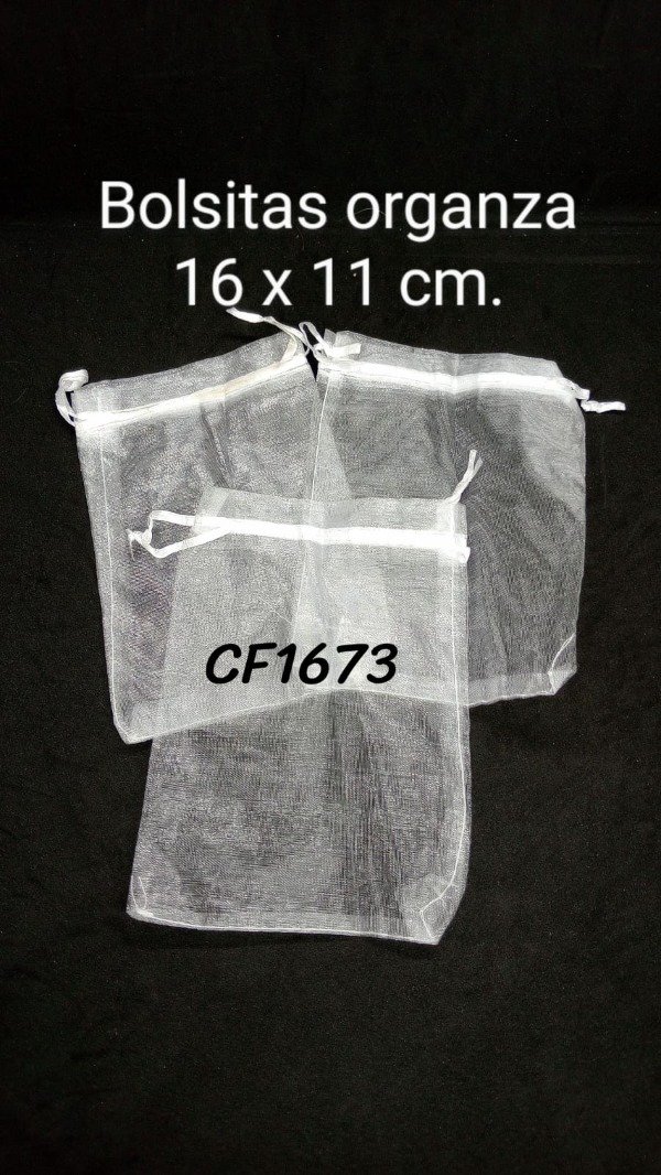 Producto - BOLSAS ORGANZA 16x11cm.