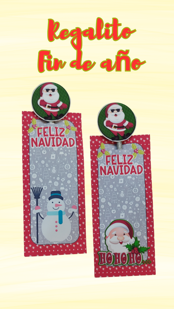 Producto - Tarjeta porta lápiz Navidad